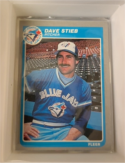 1985 Fleer #117 Dave Stieb — front