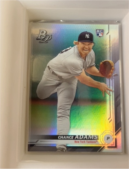 2019 Bowman Platinum #96 Chance Adams — front