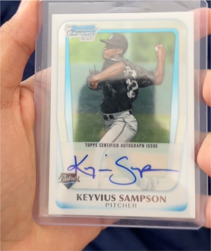 2011 Bowman Chrome Prospects #BCP182 Keyvius Sampson — front