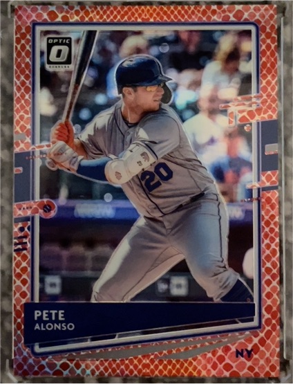 2020 Donruss Optic #187 Pete Alonso — front