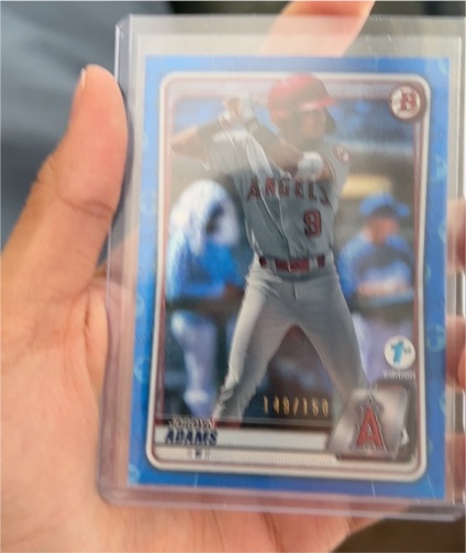 2020 Bowman Draft #BD-193 Jordyn Adams — front