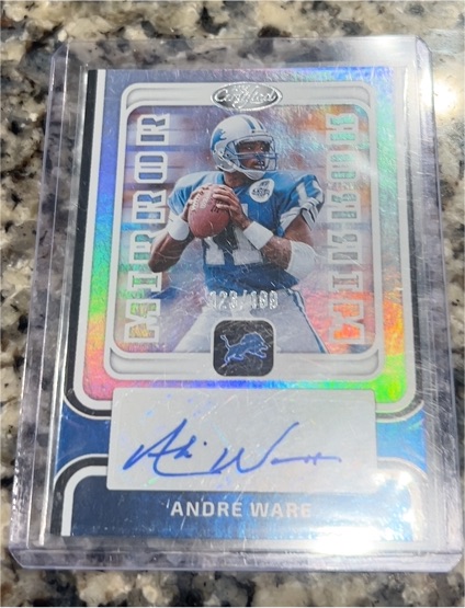 2024 Panini Certified Mirror Signatures #MS-AW Andre Ware — front