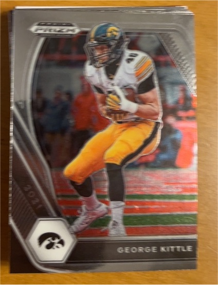 2021 Panini Prizm Draft Picks #50 George Kittle — front