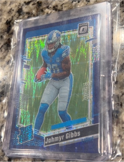2023 Panini Donruss Optic #236 Jahmyr Gibbs — front