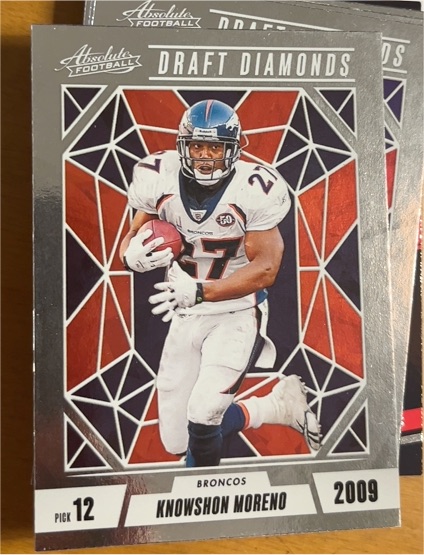 2024 Panini Absolute Draft Diamonds #DD-KMO Knowshon Moreno — front
