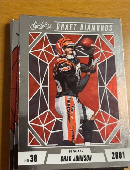 2024 Panini Absolute Draft Diamonds #DD-CJN Chad Johnson — front