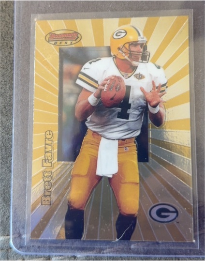 1998 Bowman's Best #10 Brett Favre — front