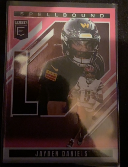 2025 Panini Donruss Elite Spellbound L Jayden Daniels — front