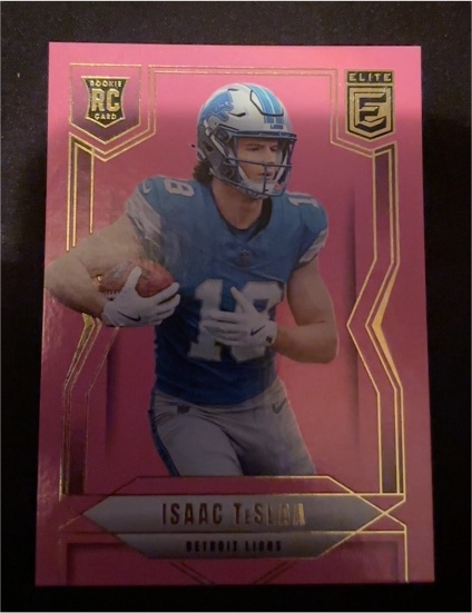 2025 Panini Donruss Elite Isaac Teslaa Rookie Card — front