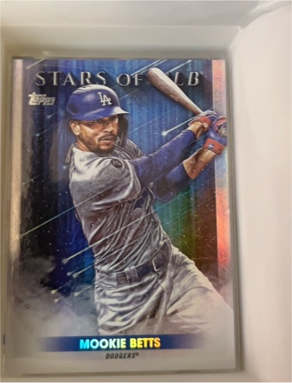 2022 Topps Stars of MLB #SMLB-9 Mookie Betts — front