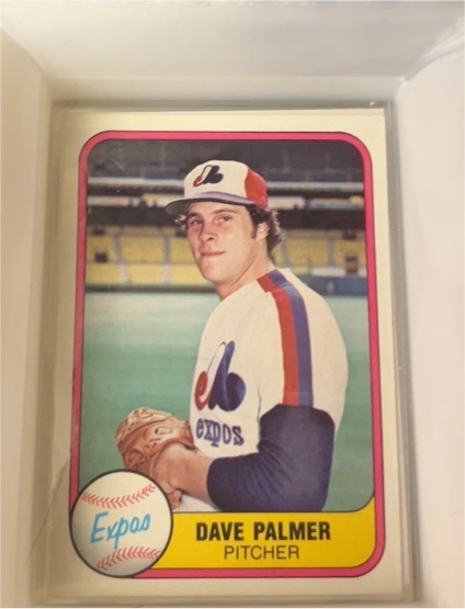 1981 Fleer #160 Dave Palmer — front