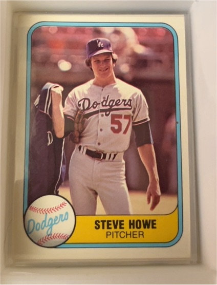 1981 Fleer #136 Steve Howe — front