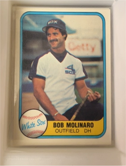 1981 Fleer #340 Bob Molinaro Chicago White Sox — front