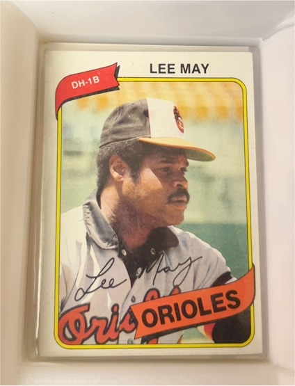 1980 Topps #490 Lee May — front