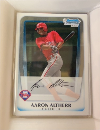 2011 Bowman Chrome Prospects #BCP112 Aaron Altherr — front