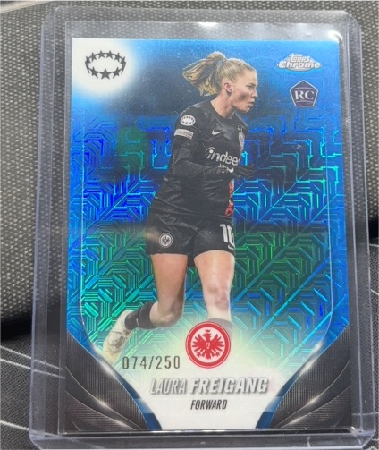 2023-24 Topps Chrome UEFA Women's Champions League #34 Laura Freigang — front