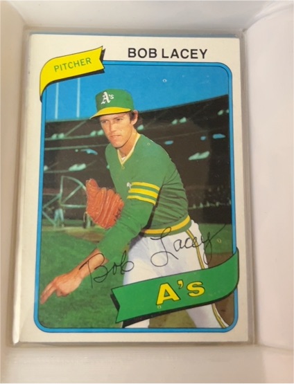 1980 Topps #316 Bob Lacey — front