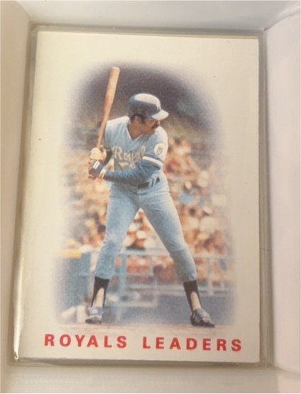 1986 Topps #606 Royals Leaders Hal McRae — front