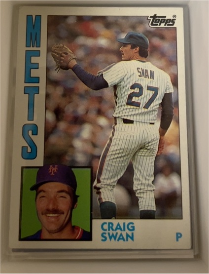 1984 Topps #763 Craig Swan — front