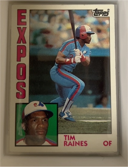 1984 Topps #370 Tim Raines — front