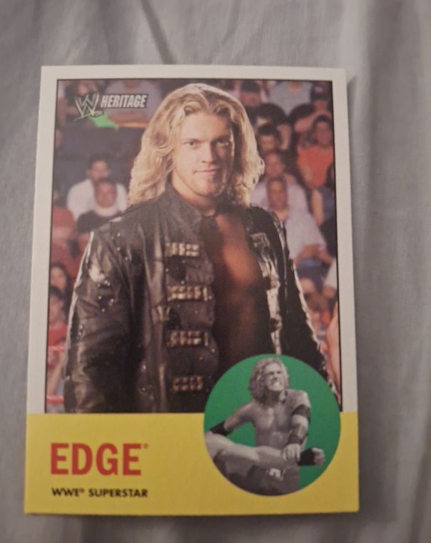 2006 Topps Heritage II WWE #16 Edge — front