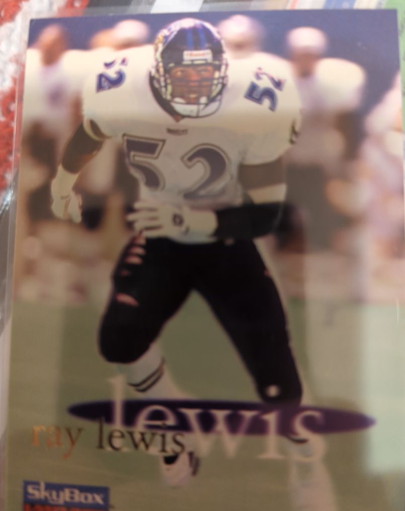 1996 SkyBox Impact Rookies #6 Ray Lewis — front