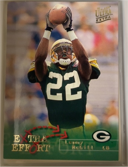 1995 Fleer Ultra Extra Effort #549 Lenny McGill — front