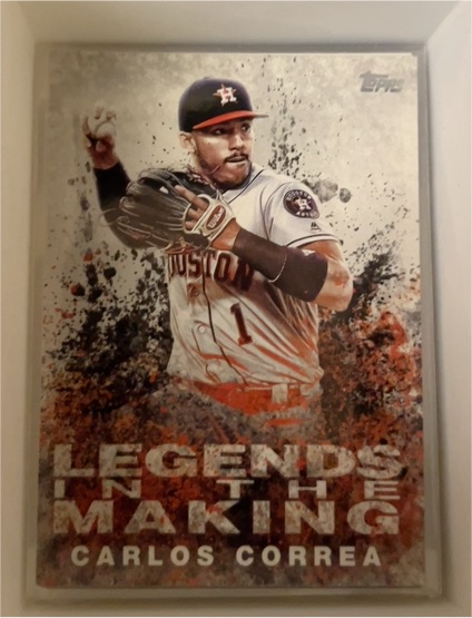 2018 Topps Update Legends in the Making #LITM-1 Carlos Correa — front