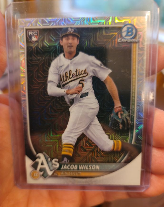 2025 Bowman Chrome #9 Jacob Wilson — front