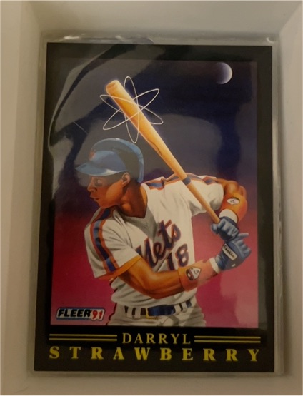 1991 Fleer Pro-Visions #12 Darryl Strawberry — front