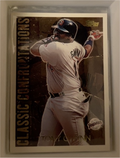 1996 Topps Classic Confrontations #CC9 Tony Gwynn — front