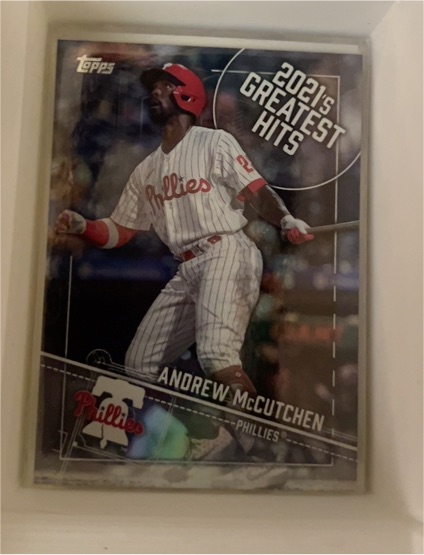2022 Topps Series 1 2021's Greatest Hits #21GH-12 Andrew McCutchen — front