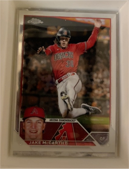 2023 Topps Chrome #86 Jake McCarthy — front
