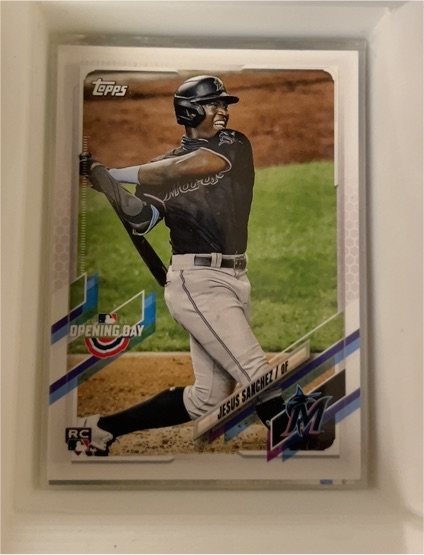2021 Topps Opening Day #180 Jesus Sanchez — front
