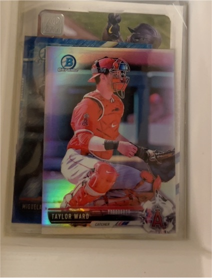 2017 Bowman Chrome #BCP96 Taylor Ward — front
