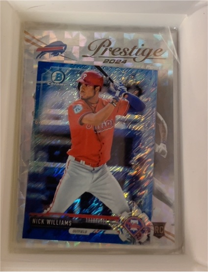 2024 Bowman Chrome #RC Nick Williams — front