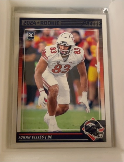 2024 Panini Score #371 Jonah Elliss — front