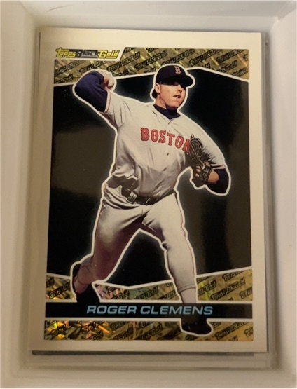 1993 Topps Black Gold #27 Roger Clemens — front