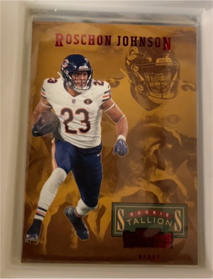 2023 Panini Contenders #14 Roschon Johnson Rookie Stallions — front