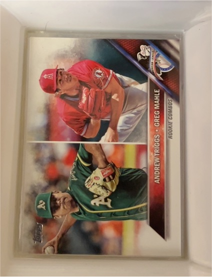 2016 Topps Update #US63 Andrew Triggs / Greg Mahle Rookie Combos — front