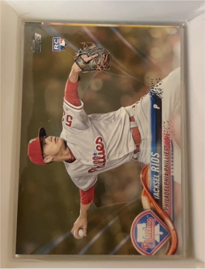 2018 Topps #551 Yacksel Rios — front