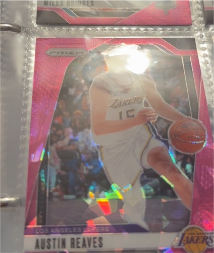 2024-25 Panini Prizm Pink Ice Austin Reaves — front