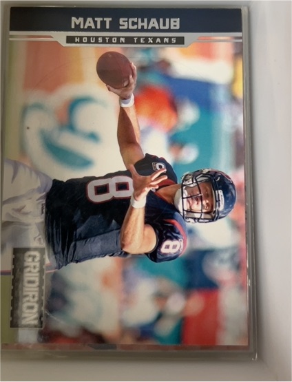 2012 Gridiron Gold X's #79 Matt Schaub — front