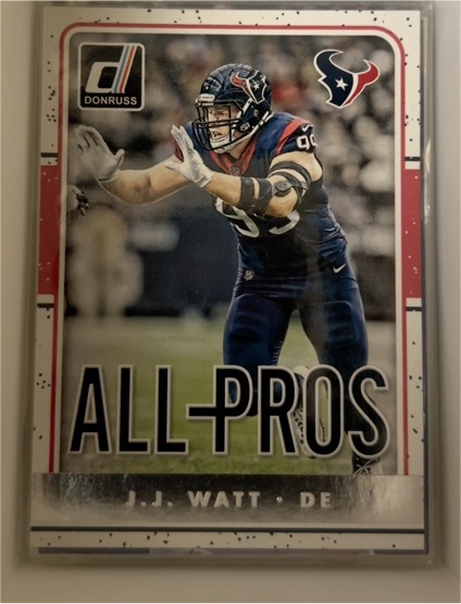 2016 Donruss Football All Pros #8 J.J. Watt Houston Texans — front