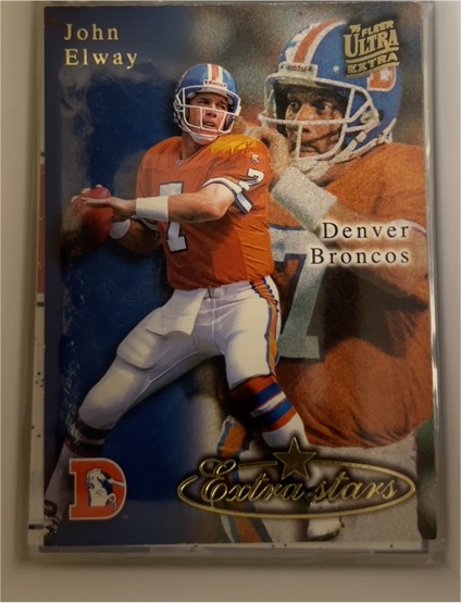 1995 Fleer Ultra Extra #486 John Elway — front