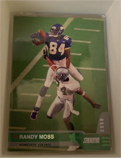 2000 Stadium Club #70 Randy Moss — front
