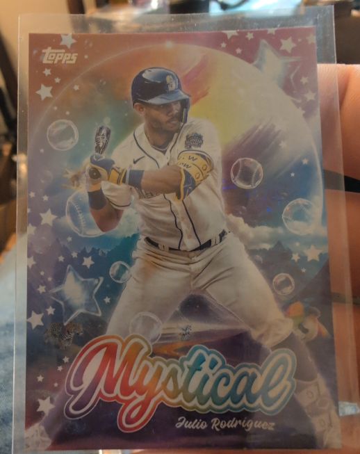 2024 Topps Update #MYS-8 Julio Rodriguez Mystical Insert — front