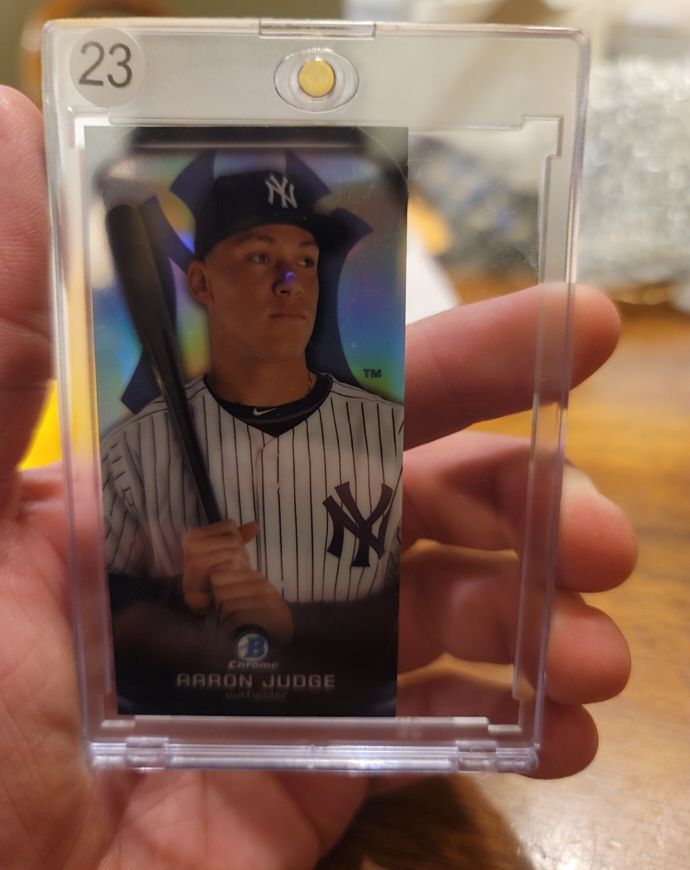 2015 Bowman Chrome Prospect Profiles Mini #PP-21 Aaron Judge — front