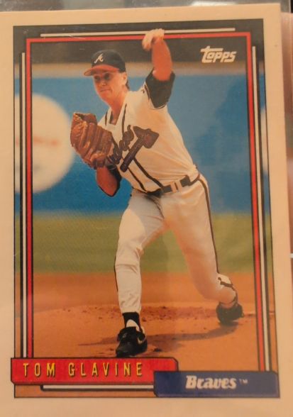 1992 Topps #305 Tom Glavine — front