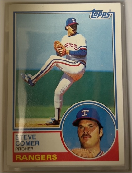 1983 Topps #353 Steve Comer — front
